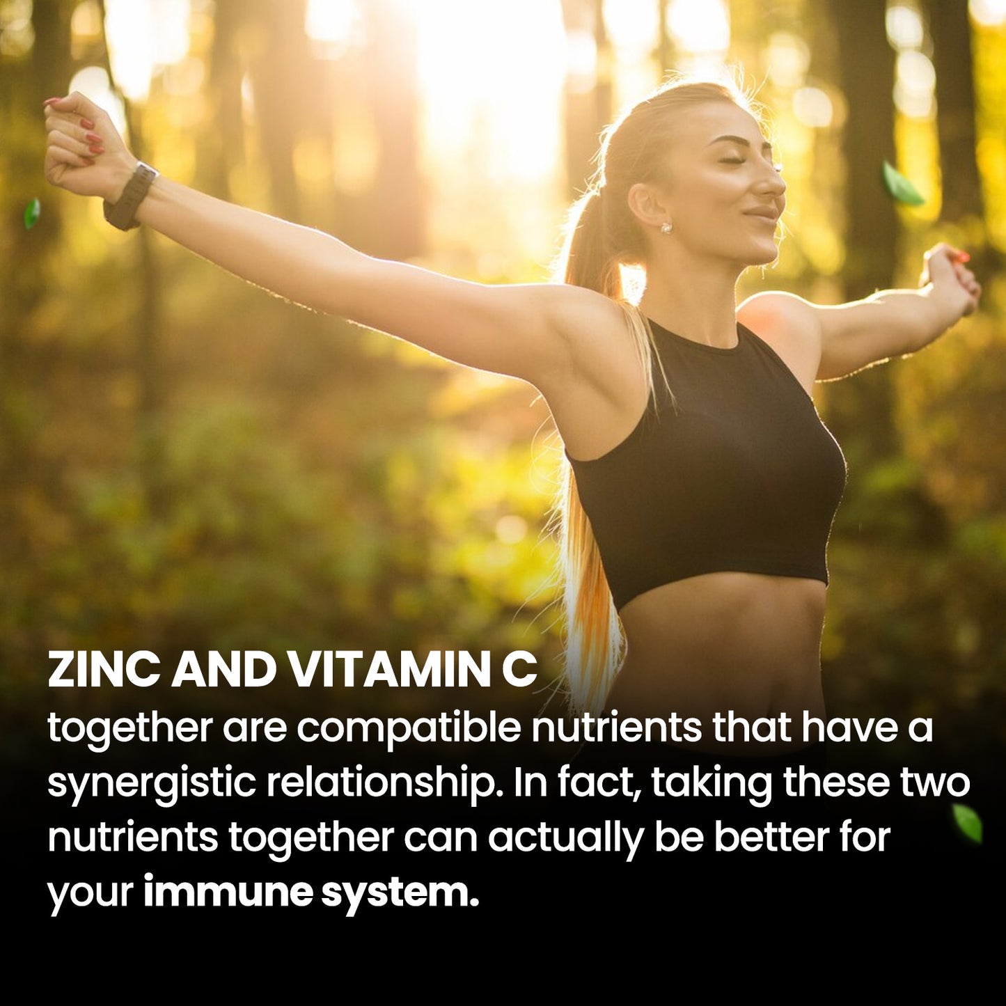 Himalayan Organics Plant Based Zinc with Vitamin C | Builds Immunity & Anti Inflammation | Acne Support | 120 Veg Capsules