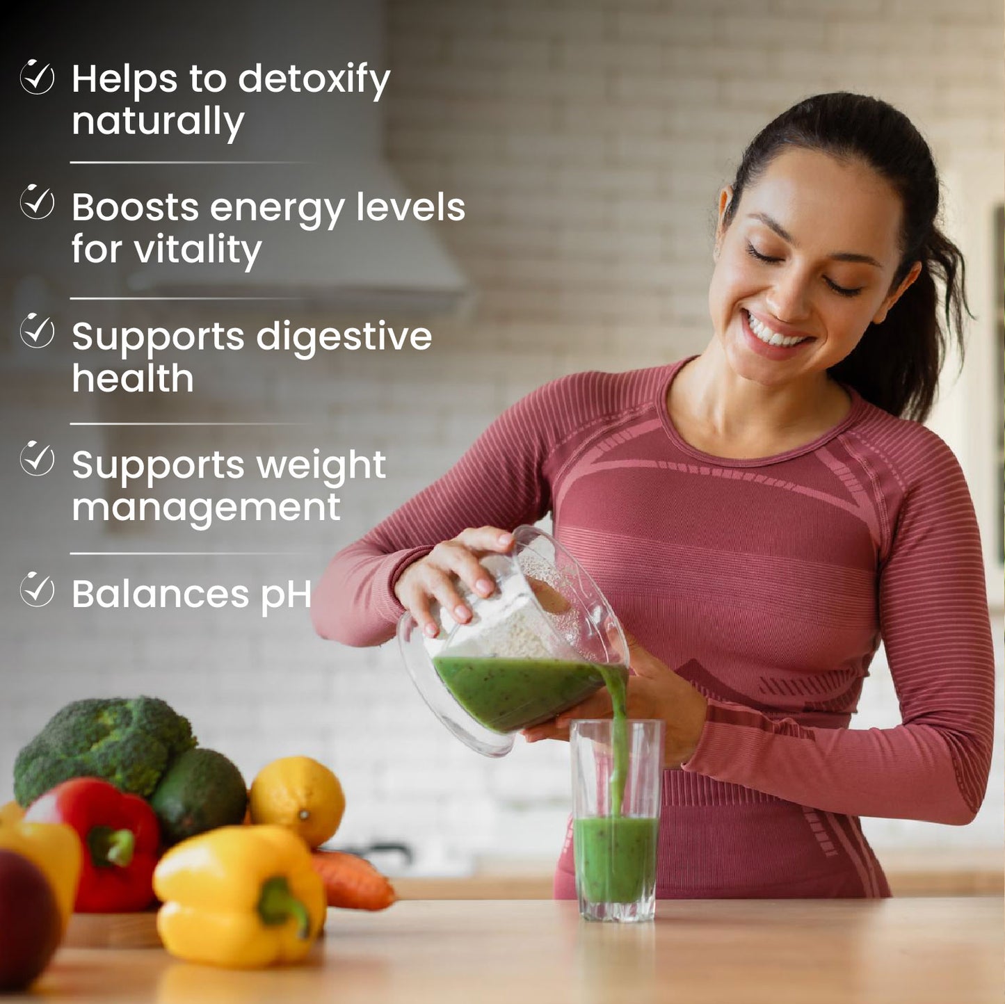 Vlado's Himalayan Organics 100% Natural Organic Wheatgrass Powder | USDA Certified I Wheat Grass Powder | Organic Wheatgrass Juice | Ayurvedic Support For Natural Detox | Immunity Booster | Herbal Supplement - 100g