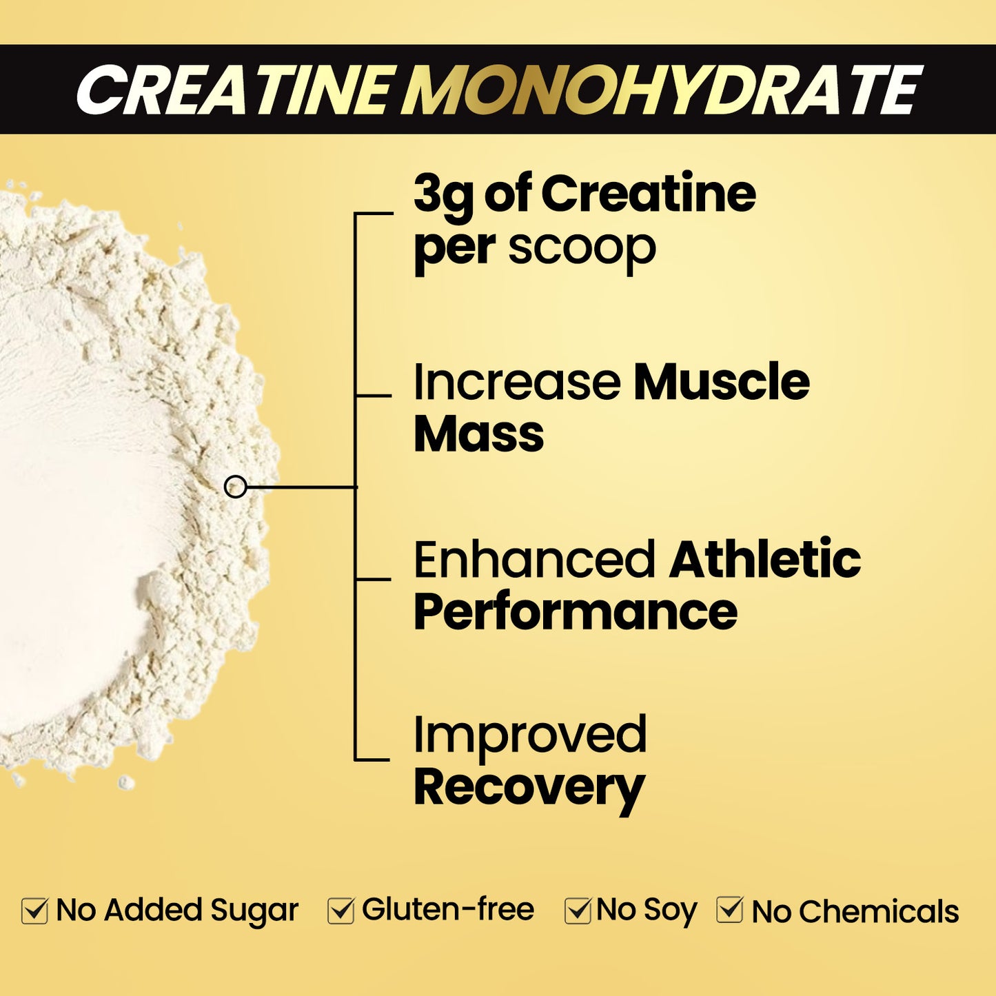Vlado's Himalayan Organics Pure Micronised Creatine Monohydrate Powder I Pre/Post Workout Supplement, Instant Energy for Athletic Performance I Faster Muscle Building & Recovery I Unflavored - 33 Servings