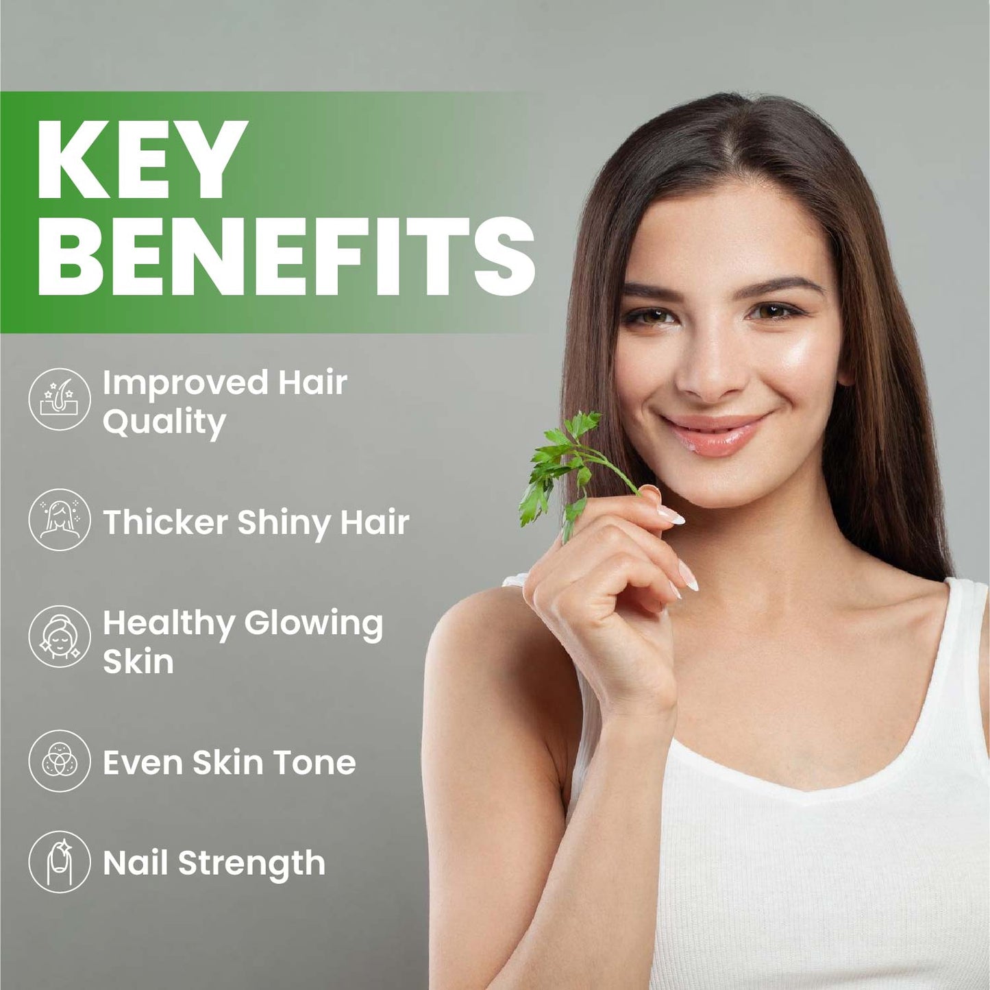 Vlado's Himalayan Organics Biotin 10,000mcg Supplement with Keratin + Amino Acids & Multivitamin - 120 Veg Tablets