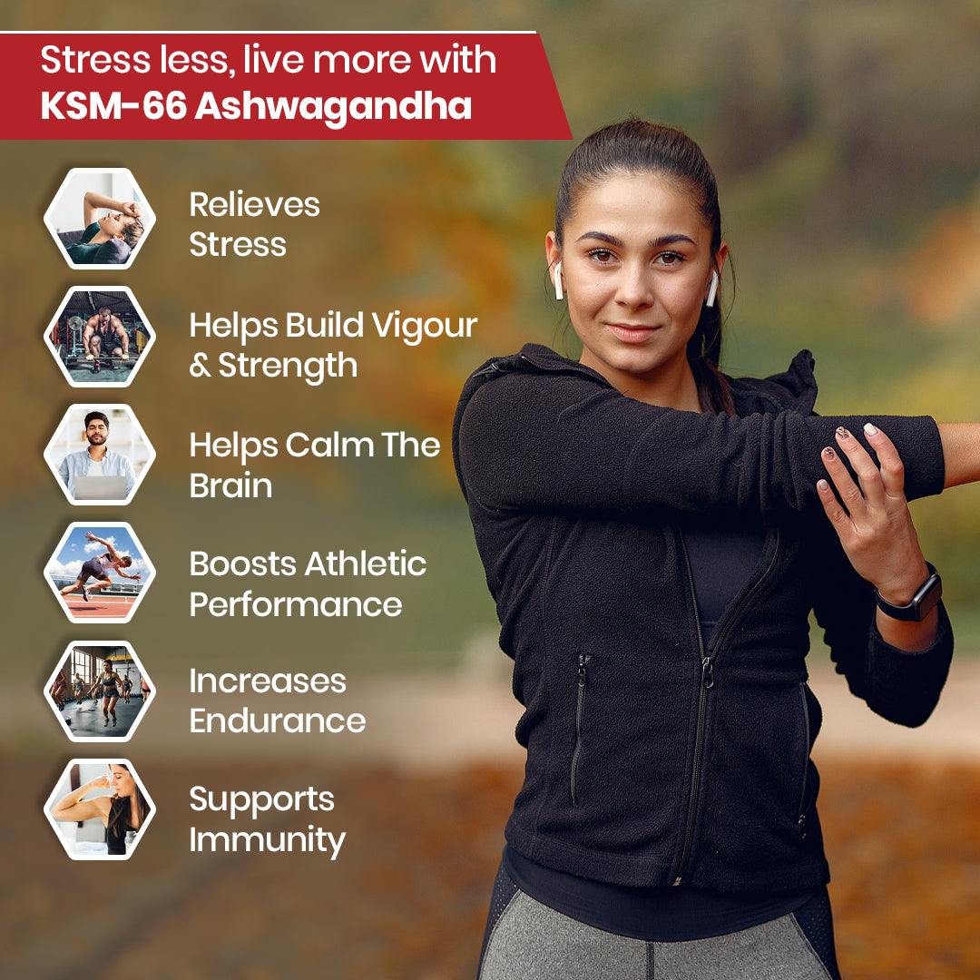 Vlado’s Himalayan Organics KSM66 Ashwagandha 500 Mg I 5% Withania Somnifera I Pure Ashwagandha Men & Women (60 Capsules)
