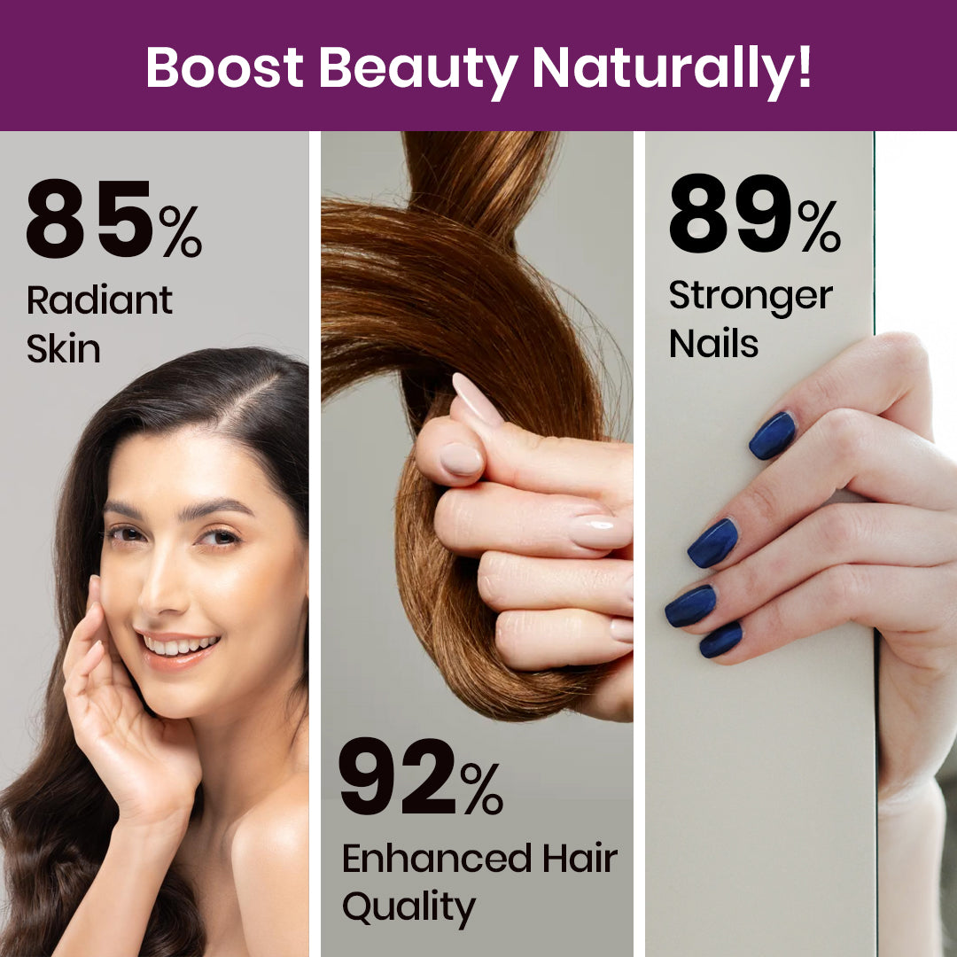 Vlado's Himalayan Organics Plant Based Biotin 10000 mcg for Hair Growth - 120 Veg Capsules