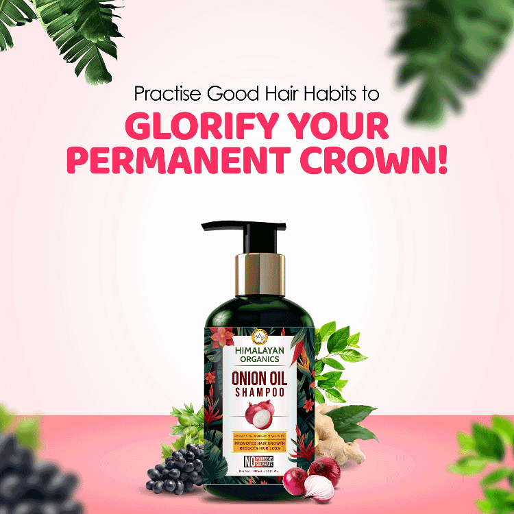 Himalayan Organics Onion Oil Best Shampoo For Hair for Glorify Your Permanent Crown