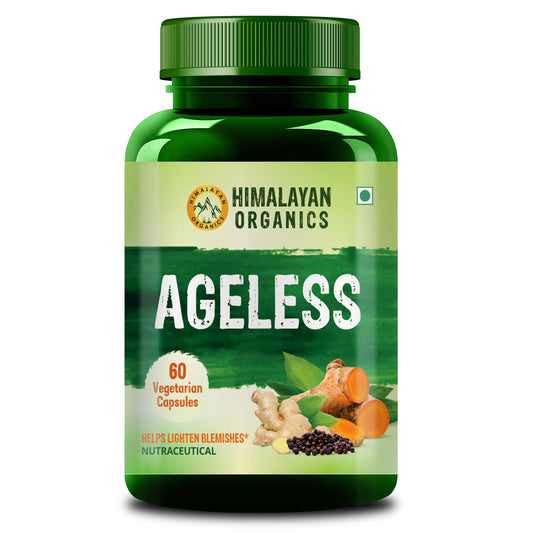 Himalayan Organics Ageless Supplement Supports Youthful & Glowing Skin (60 Capsules)