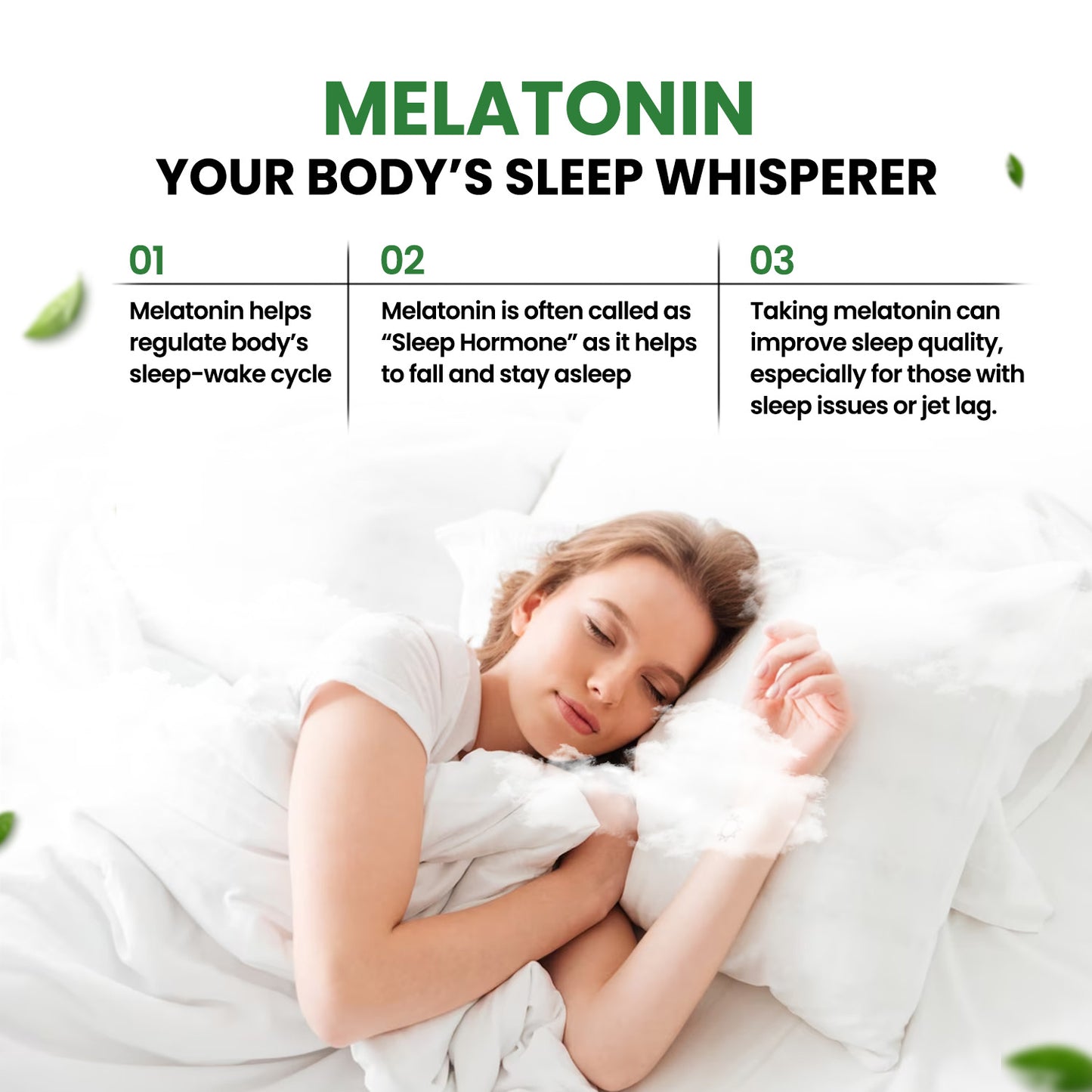 Himalayan Organics Melatonin 10mg (Healthy Sleep Cycle) - 120 Veg Tabs
