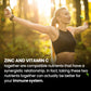 Himalayan Organics Plant Based Zinc with Vitamin C | Builds Immunity & Anti Inflammation | Acne Support | 120 Veg Capsules