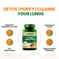 Himalayan Organics Lung Detox | Cleanse Purify | Arjuna & Vasaka Leaf | Respiratory Support | Plant Based Herbal Supplement – 60 Tablets