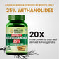 Vlado's Himalayan Organics Ashwagandha -25 % Withanolides with Maximun High Potency - 600MG - Highly Concentrated & Third-Party Lab Tested - Ayurvedic Supplement - Focus, Mood Support, Increase Energy, Strength  1st in India - 30 Capsules
