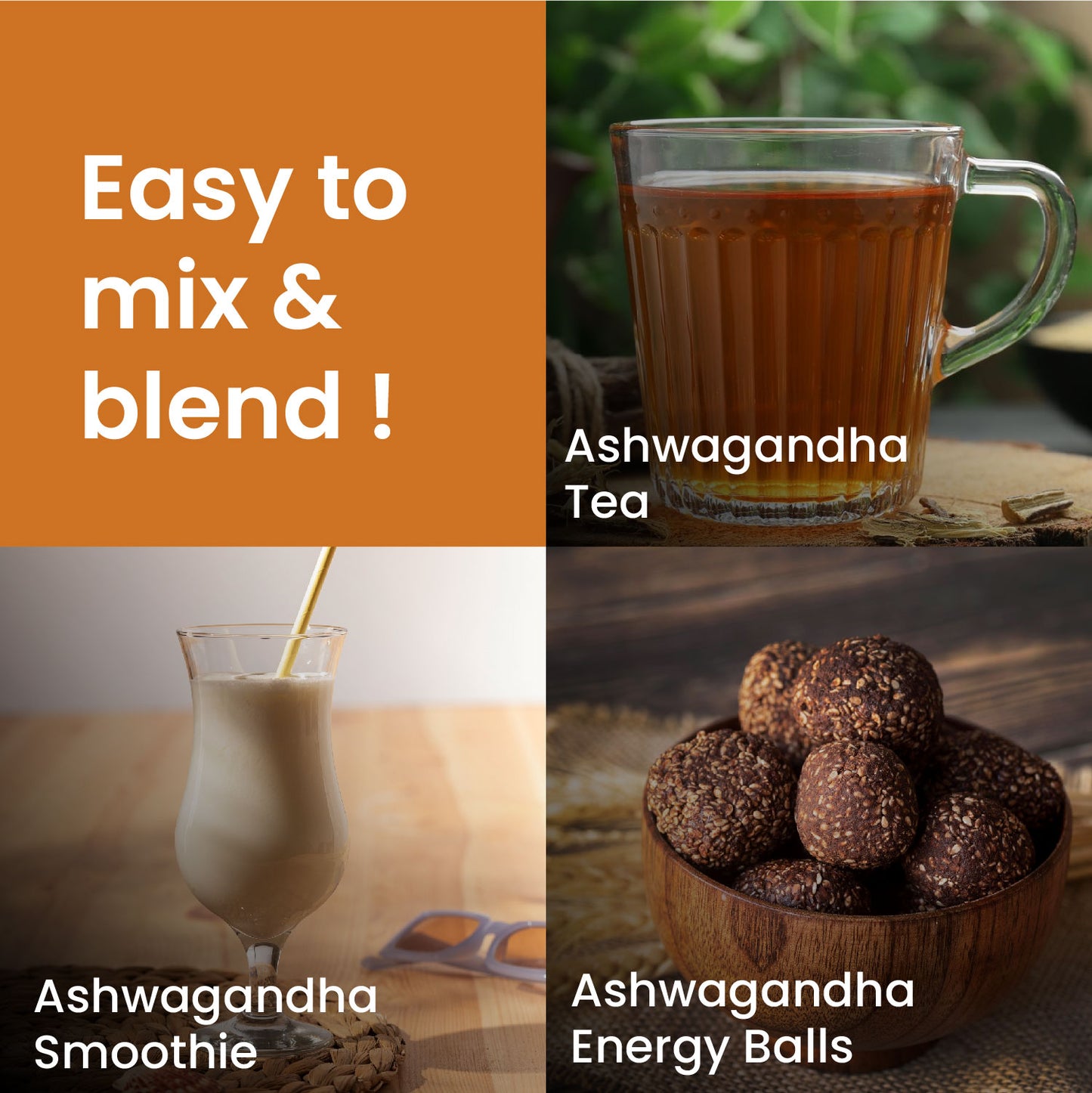 Vlado's Himalayan Organics 100% Organic Ashwagandha Powder 100gm - Withania Somnifera | Pure Ashwagandha Powder Organic -Support Muscle Recovery & Boost Energy Level | USDA Certified for Vitality, Strength & Stress Management | 100gm