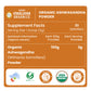 Vlado's Himalayan Organics 100% Organic Ashwagandha Powder 100gm - Withania Somnifera | Pure Ashwagandha Powder Organic -Support Muscle Recovery & Boost Energy Level | USDA Certified for Vitality, Strength & Stress Management | 100gm
