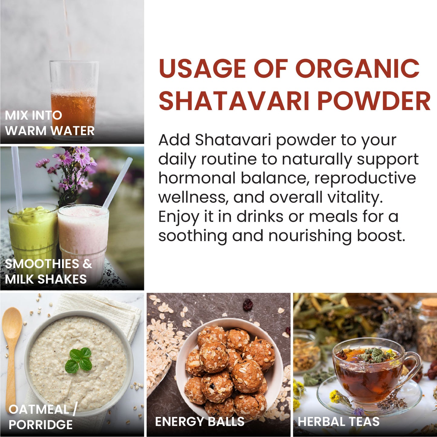 Vlado's Himalayan Organics Shatavari Powder 100gms | Promotes Lactation Naturally | Helps Maintain Hormonal Balance