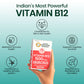 Vlado's Himalayan Organics Methylcobalamin Vitamin B12 1500mcg Supplement for Men & Women -10 Tablets (1 Strip)
