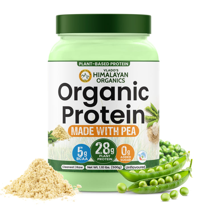 Vlado's Himalayan Organics Organic Protein ( Made with Pea ) - 500G