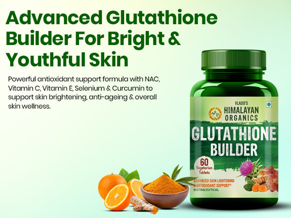 Glutathione Tablets with Vitamin C and Curcumin