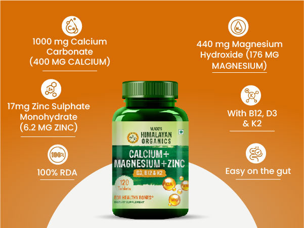 Calcium + Magnesium + Zinc Support