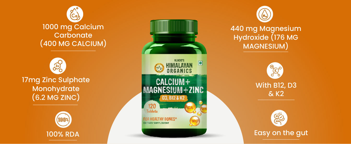 Calcium + Magnesium + Zinc Support
