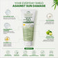 Vlado's Himalayan Organics Sunscreen SPF 50 PA+++ with Hyaluronic Acid, Niacinamide, Glutathione, Vitamins C & E, Kojic Acid, Kakadu Plum & Ceramide | No White Cast | 12H Protection | All Skin Types | Men & Women