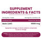 Vlado's Himalayan Organics Biotin 10000Mcg For Healthy Hair And Skin - 120 Tablets