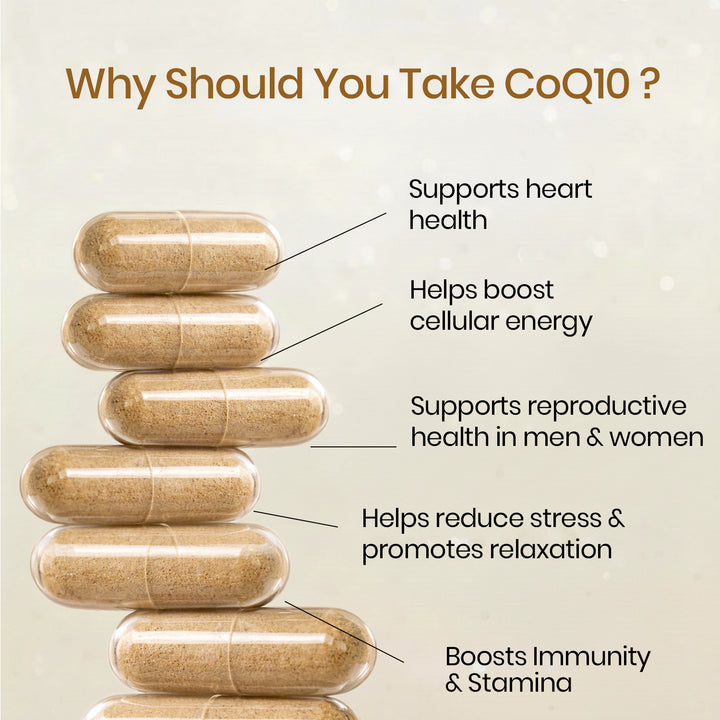 Vlado’s Himalayan Organics Coenzyme Q10 | CoQ10 Supplement 300mg with Selenium & 5 Herbs | Coq10 Ubiqinol Supports Heart Health and Vascular Health I  | CoQ10 For men & women – 30 Veg Capsules