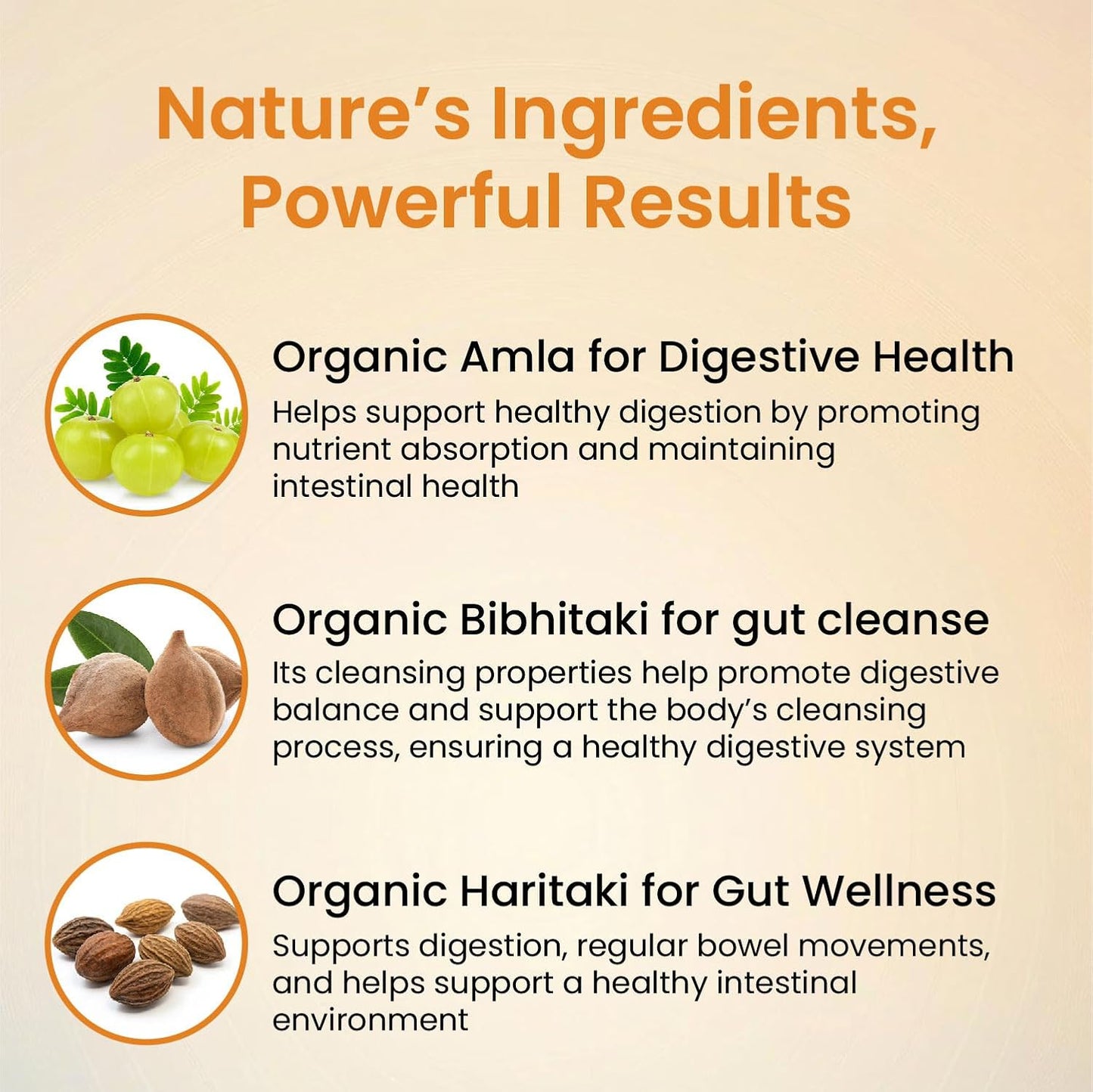 Vlado's Himalayan Organics Triphala Tablets 100% Organic | Supports Healthy Digestion | Improves Bowel Wellness | Relieves Constipation | Pure Herbs Used |100% Ayurvedic | trifala 60 Tablets.