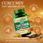 Vlado's Himalayan Organics Curcumin 1600mg+ | Extra-Pure Nano Curcumin Capsules with 95% Curcuminoids | Turmeric & Piperine | Joint Support Supplement for Men & Women - 60 Capsules