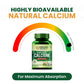 Himalayan Organics Plant Based Calcium Magnesium Zinc D3 + K2 Supplement  -  120 Veg Capsules
