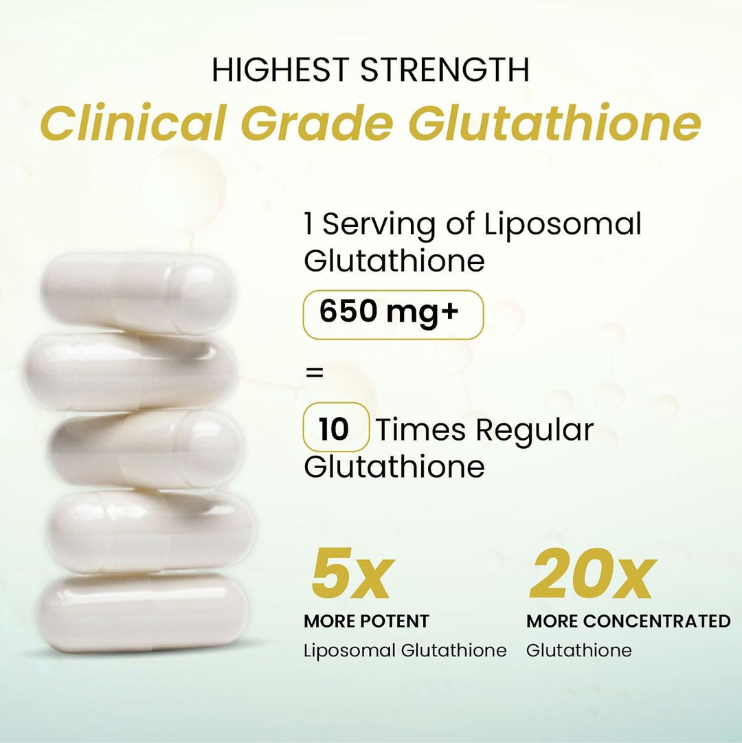 Vlado's Himalayan Organics Liposomal Glutathione 650 mg+ Advanced Lipo