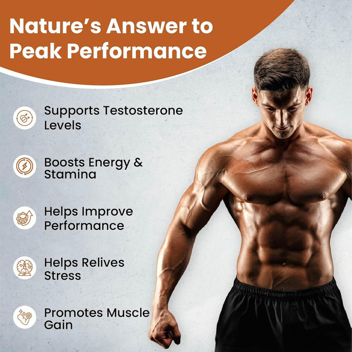 Vlado's Himalayan Organics - Organic Gokshura Tablets - 1000mg Gokhru / Serving -  Tribulus Terrestris for Men & Women | Improves Energy, Muscle Strength, Stamina & Supports Recovery