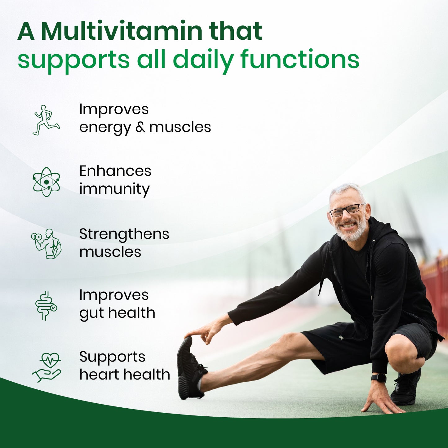 Vlado’s Himalayan Organics Liposomal Multivitamin Adult 50+ with 75+ Ingredients | Daily Health Supplement with 9+ Powerful Blends | Supports Energy, Immunity, Brain, Heart & Eye Health | 60 Veg Capsules