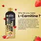 Vlado's Himalayan Organics L Carnitine Liquid 3000 mg I with Vitamin B3, B5, B6 I Pre Workout, Intra Workout & Post Workout Supplement I | Break fat cells for Healthy Weight Loss | 5X Strength | For Men & Women I 30 Servings Strawberry Flavor - 450 ML