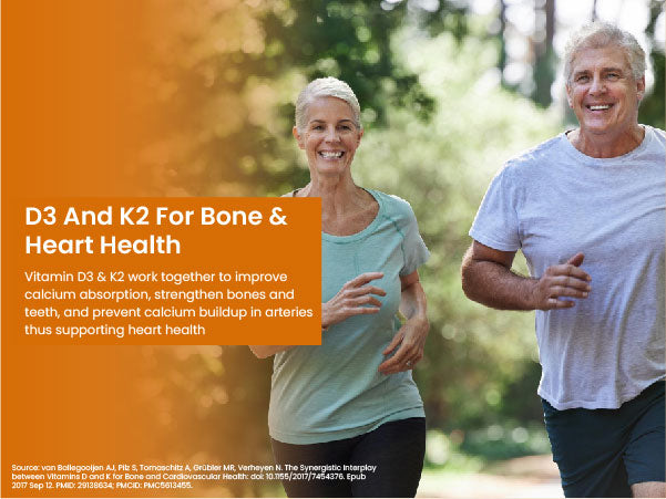 D3 & K2 for Bone and Heart Health