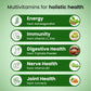 Vlado's Himalayan Organics  - Organic Multivitamins with Iron ,Zinc ,Vitamin B3, C ,Organic Ashwagandha , Tribulus  & Turmeric - 100% Organic , Non-Synthetic - for Immunity, Engergy stamina , Hair, Skin & Bones - 60 Veg Tablets
