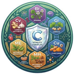 Brahmi, Ginkgo, Curcumin & Metabolic Herbs