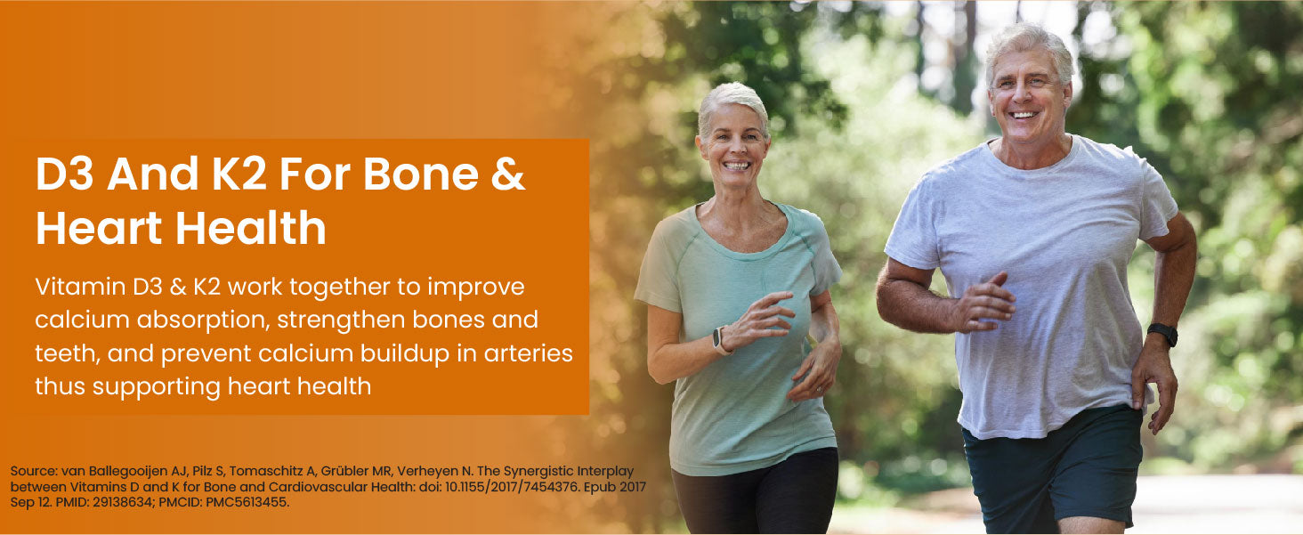 D3 & K2 for Bone and Heart Health