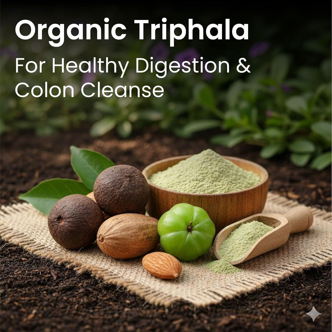 Vlado's Himalayan Organics Triphala Tablets 100% Organic | Supports Healthy Digestion | Improves Bowel Wellness | Relieves Constipation | Pure Herbs Used |100% Ayurvedic | trifala 60 Tablets.