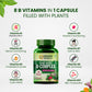 Himalayan Organics Plant-Based Vitamin B Complex with 100% RDA B1, B2, B3, B5, B6, B9 & B12 | Hair Growth, Boost Energy And Immunity - 30 Veg Capsules