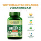 Himalayan Organics Vegan Omega 3 6 9 with DHA (560mg) for Healthy Heart, Joints & Eyes for Men & Women - 60 veg capsules