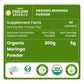 Vlado's Himalayan Organics 100% Organic Certified Moringa Powder - Natural Superfood with 120+ Nutrients, Antioxidants & Vitamins - Drumstick Leaf powder | Herbal Supplement I for Immunity, Digestion & Energy I Rich In Antioxidant & Protein - 200g