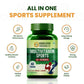 Himalayan Organics Multivitamin Sports with 60 + Vital Nutrients & 13 Performance Blends with Enzymes – 60 Tabs