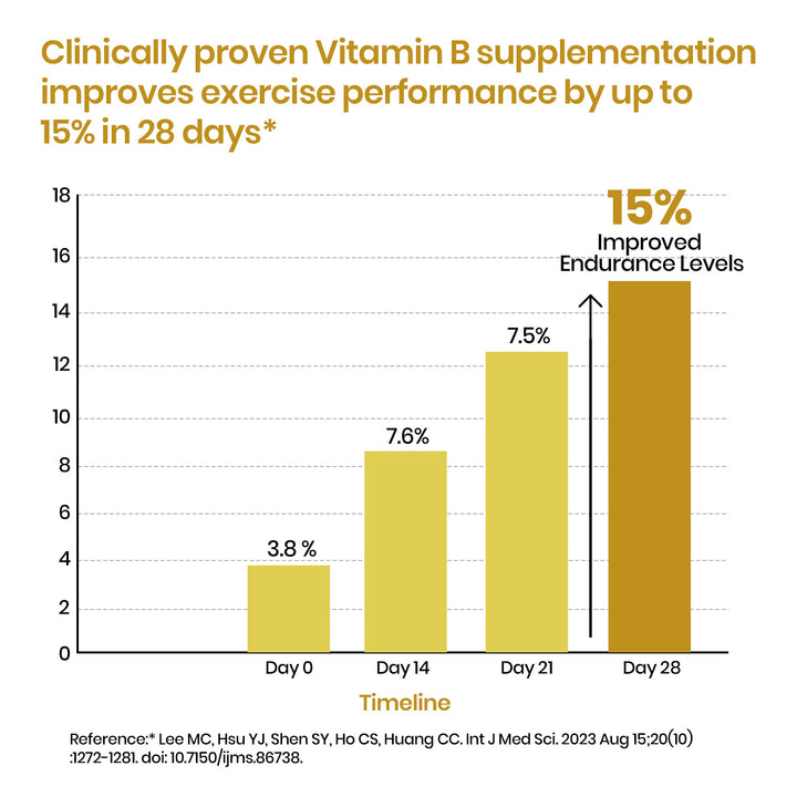 Vlado’s Himalayan Organics Liposomal Vitamin B Complex with 100% RDA B1, B2, B3, B5, B6, B9 & B12 | Hair Growth, Boost Energy And Immunity (60 Capsules)