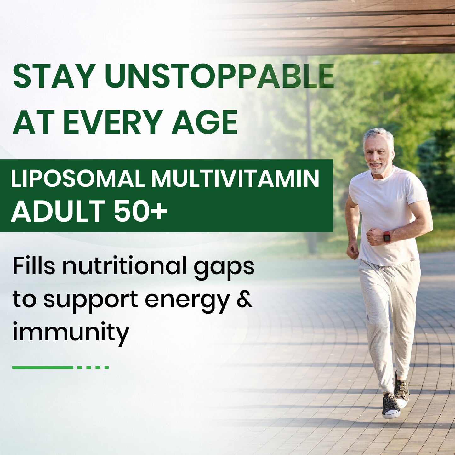 Vlado’s Himalayan Organics Liposomal Multivitamin Adult 50+ with 75+ Ingredients | Daily Health Supplement with 9+ Powerful Blends | Supports Energy, Immunity, Brain, Heart & Eye Health | 60 Veg Capsules