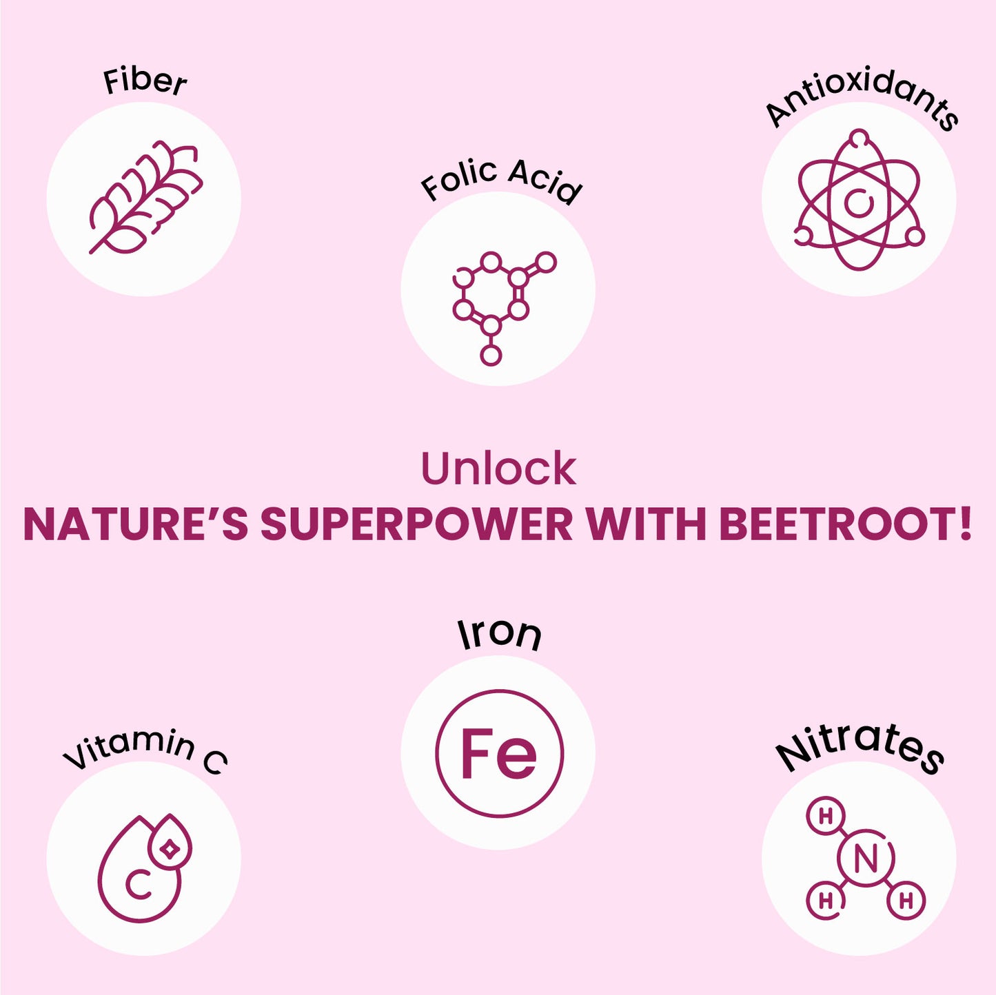 Vlado's Himalayan Organics Beetroot Powder For Face, Skin & Hair I Drinking | Eating | 100% Pure | Boost Energy | Shining Skin | Rich In Antioxidants Natural Brightening, Anti-Aging & Glowing Complexion 100g