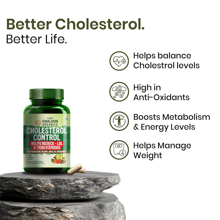 Cholestrol Control Formula - Reduces LDL and Triglycerides Supplement