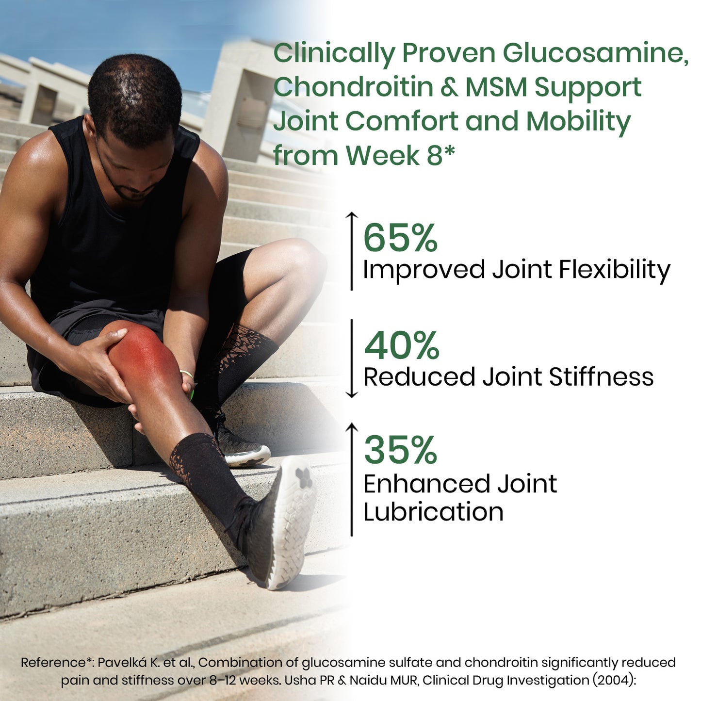 Vlado’s Himalayan Organics Glucosamine Chondroitin MSM Tablets | Cartilage & Joint Support Supplement | Glucosamine for Joint Relieves Pain and Stiffness I Added Collagen peptides, Curcuma, Vitamin D & Boswellia - Pure Veg Formula - 120 Vegetarian Tablets