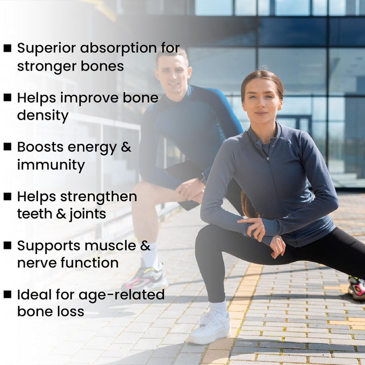 Vlado’s Himalayan Organics Liposomal Calcium 2100mg with Vitamin D3 + K2 (MK-7) & Vitamin B12 | Better Absorption | Supports Healthy Bones, Heart, Joints & Recovery | For Men & Women | 60 Veg Tablets