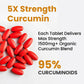 Vlado's Himalayan Organics - Organic Curcumin Tablets 1500+ Mg/Serving with Black Pepper and 95% Curcuminoids | Anti inflammatory Supplement for Adults | With Curcuma Longa, Turmeric | 60 Veg Tablets