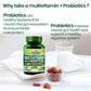 Vlado's Himalayan Organics Immunity Multivitamin Tablet for Men & Women with Probiotic 90+Vital Nutrients and 9+ Probiotic blends for Increase Energy & Immunity I Best Multi vitamin for Men & Women- 180 Veg Tablets