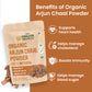 Vlado's Himalayan Organics Arjun Chaal Powder-500G | 100% Natural & Pure Herbal Arjun Ki Chaal Powder For Men & Women I USDA Organic | To Support Heart Health & Promote Good Cholesterol