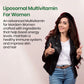 Vlado’s Himalayan Organics Liposomal Multivitamin for Women with 75+ Ingredients | Daily Women’s Health Supplement with 9+ Powerful Blends | Energy, Immunity, Hair Skin & Nails Support | 60 Vegetarian Capsules