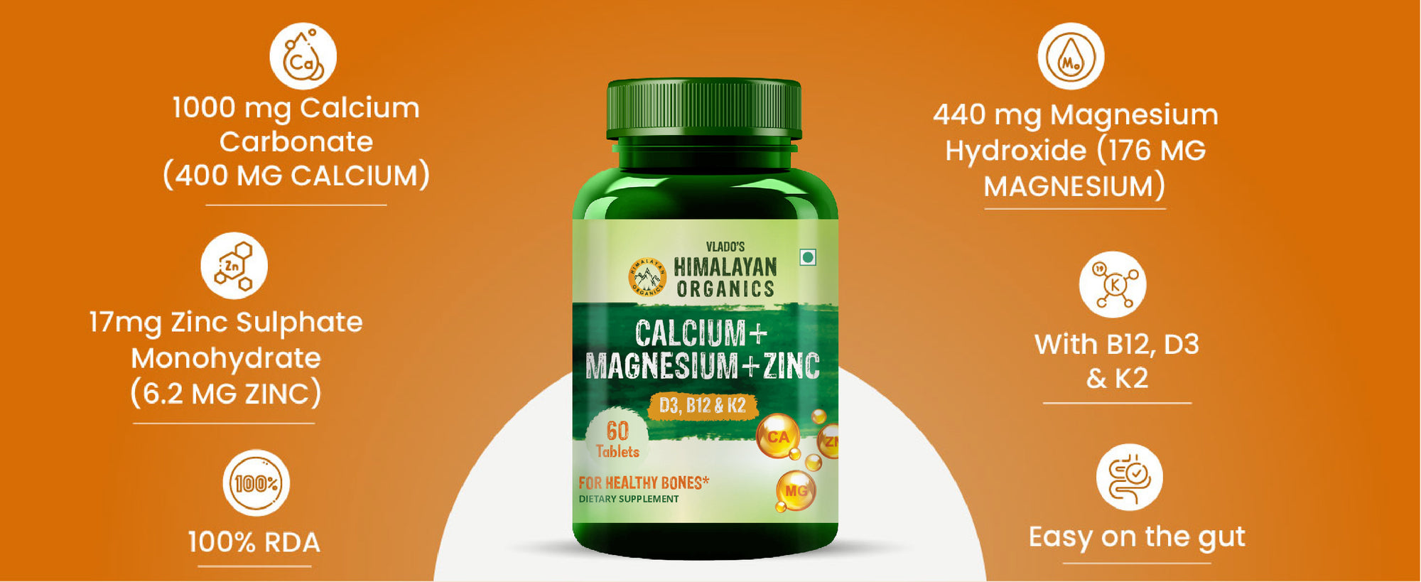 Calcium + Magnesium + Zinc Support